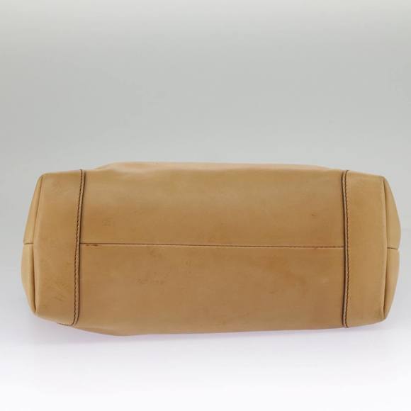 GUCCI Hand Bag Leather Beige Gold 269878 Auth 97401 - Picture 5 of 16